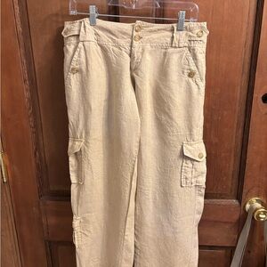 Beige Cargo Pants